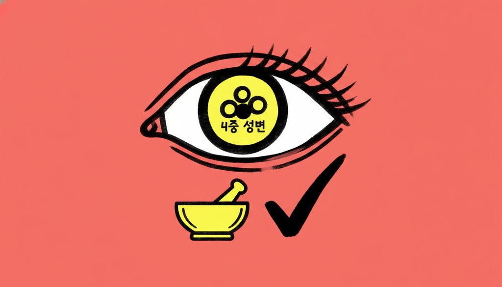 안국 아이원 트리플 — 루테인 4중 성분, 약국 선택 이유