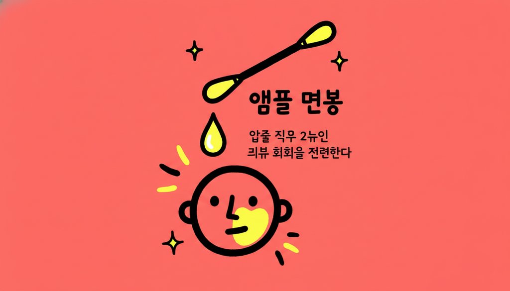 EGF 앰플 면봉, 압출 직후 2분이 피부 회복을 결정한다